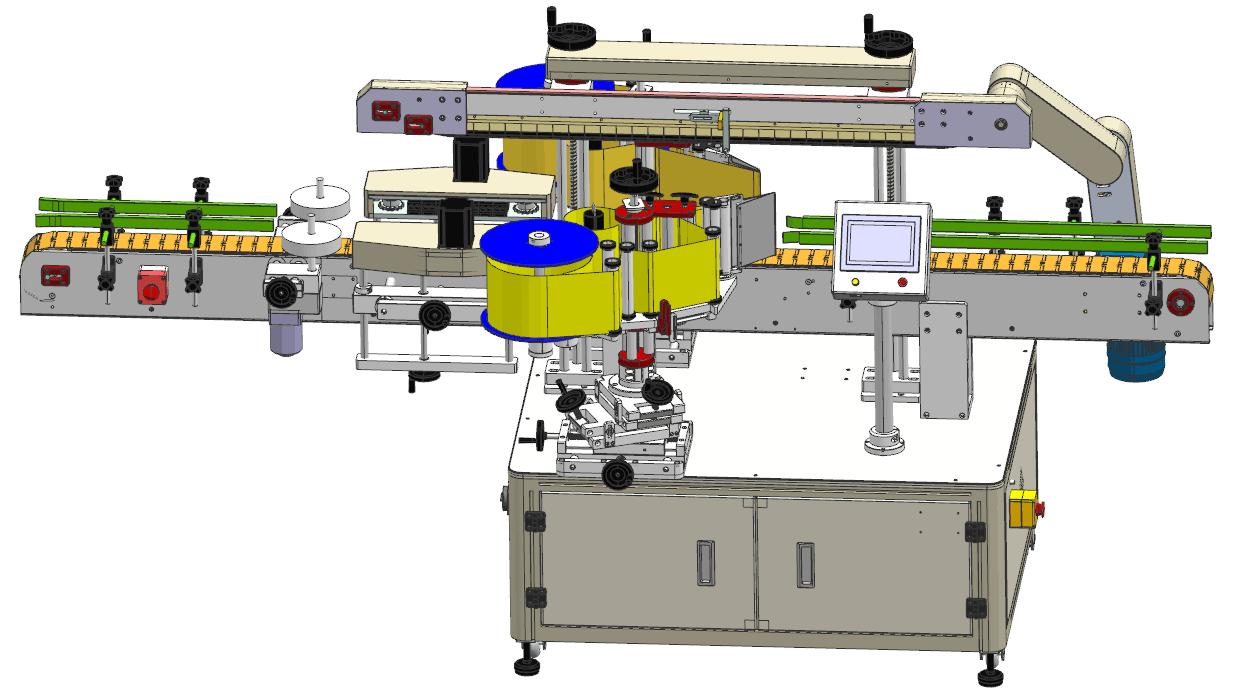 全自動(dòng)雙側(cè)面貼標(biāo)機(jī)-17